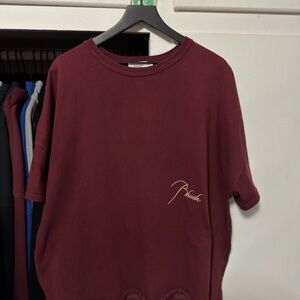 Rhude script reverse shirt